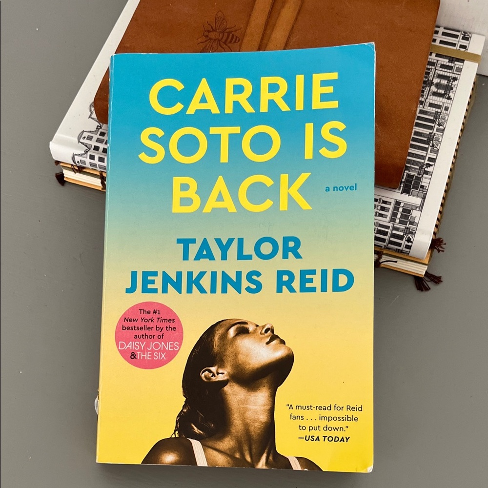 Carrie Soto Is Back by Taylor Jenkins Reid Paperback Novel